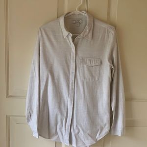 AYR - Classic Button Down, Light Gray, M